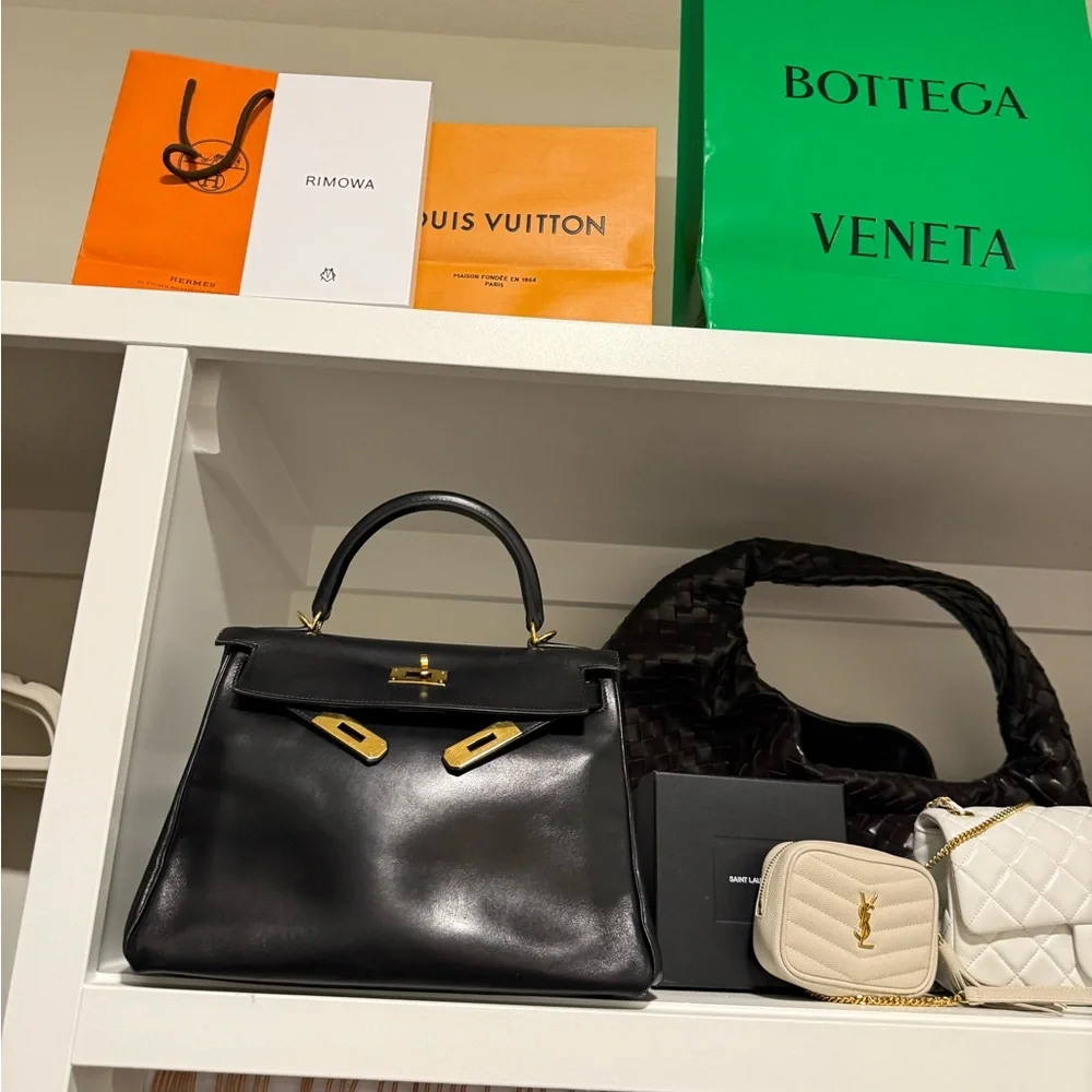 Hermes Box Kelly Retourne 28 - Picture 2 of 13